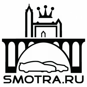 Наклейка на машину "SMOTRA.RU- Люксенбург"