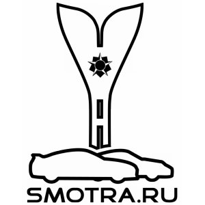 Наклейка на машину "SMOTRA.RU- Ростов"