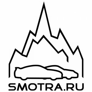 Наклейка на машину "SMOTRA.RU- Швейцария"