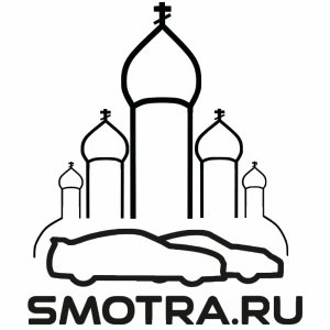 Наклейка на машину "SMOTRA.RU- Южная Осетия"