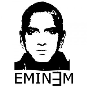 Наклейка на машину "Eminem"