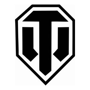 Наклейка на машину "World Of Tanks - логотип WoT"