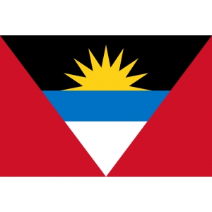 Наклейка на машину "Флаг Антигуа и Барбуда"