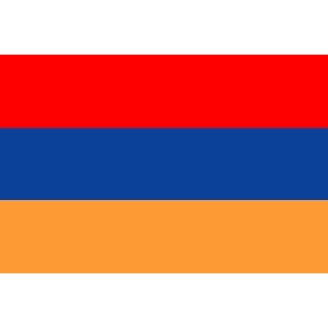 Наклейка на машину "Флаг Армении"