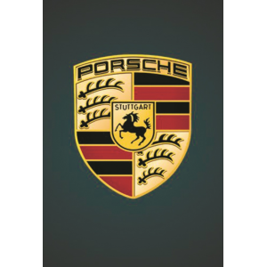 Наклейка на машину "Porsche"