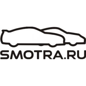 Наклейка на машину "SMOTRA.RU"