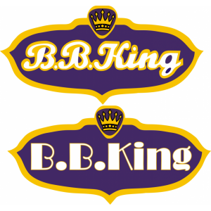 Наклейка на машину "B.B.King"
