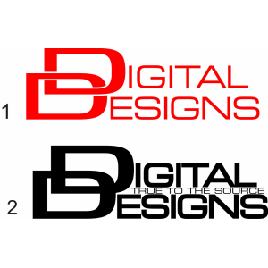 Наклейка на машину "Digital Designs версия 1"