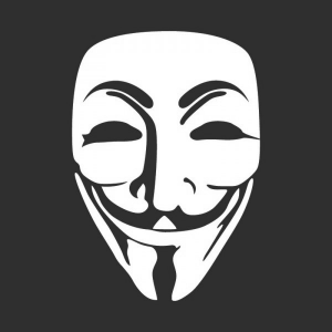 Наклейка на машину "Anonymous (Анонимус)"