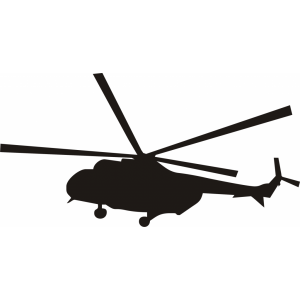 Наклейка на машину "Вертолет Ми-8"