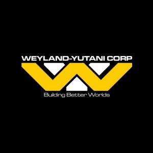 Наклейка на машину "Weyland-Yutani Corporation"