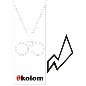 Наклейка на машину "Kolom"