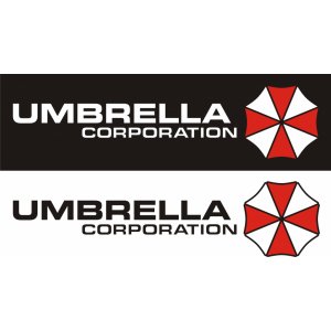 Наклейка на машину "Umbrella corporation версия 2"