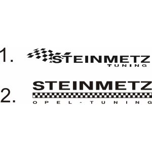 Наклейка на машину "Steinmetz logo"