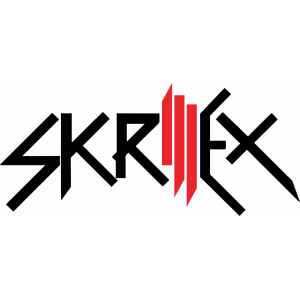 Наклейка на машину "Skrillex logo"