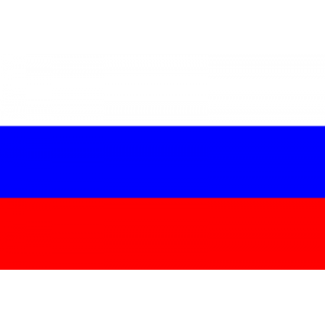Наклейка на машину "Флаг России"