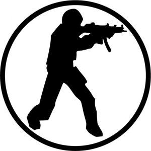 Наклейка на машину "Counter Strike"