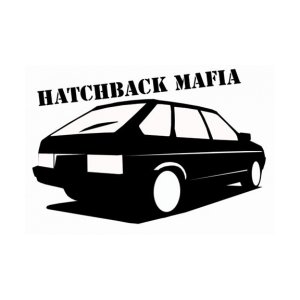 Наклейка на машину "HATCHBACK MAFIA 2109"