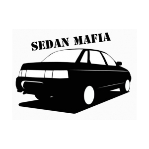 Наклейка на машину "SEDAN MAFIA 2110"