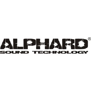 Наклейка на машину "Alphard sound technology версия 2"