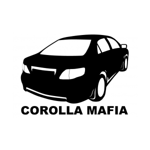 Наклейка на машину "COROLLA MAFIA"