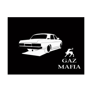 Наклейка на машину "GAZ MAFIA 2"
