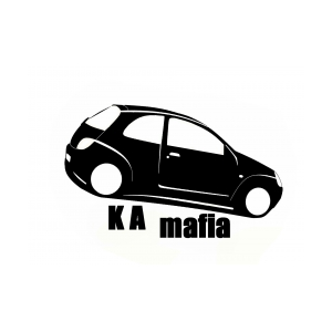 Наклейка на машину "KA MAFIA"