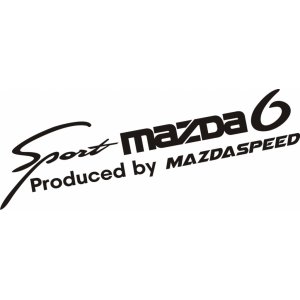 Наклейка на машину "Sport Mazda 6