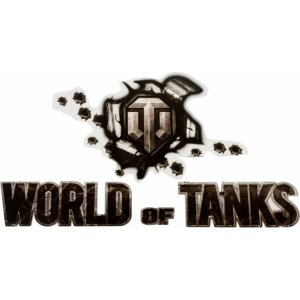 Наклейка на машину "World of tanks полноцветная Пулевые отверстия"