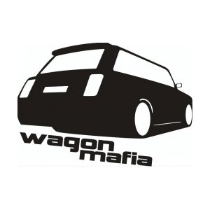 Наклейка на машину "WAGON MAFIA 2104"