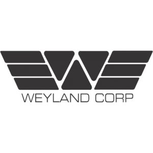 Наклейка на машину "Weyland corp logo версия 2"
