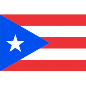 Наклейка на машину "Флаг Пуэрто Рико