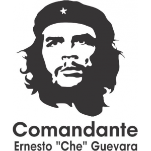 Наклейка на машину "Comandante Ernesto Che Guevara версия 3"