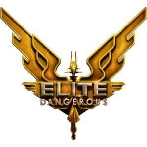 Наклейка на машину "Elite Dangerous GOLD версия 2"