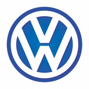 Наклейка на машину "Volkswagen logo"