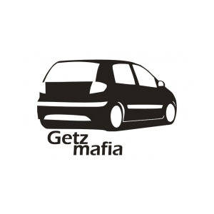 Наклейка на машину "GETZ MAFIA"