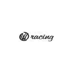 Наклейка на машину "Volkswagen Racing"