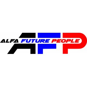 Наклейка на машину "Alfa future people версия 2"