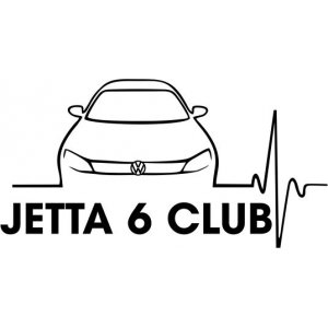 Наклейка на машину "Volkswagen Jetta 6 Club"