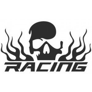 Наклейка на машину "Racing"