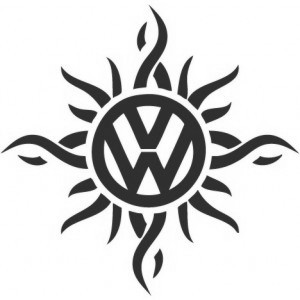 Наклейка на машину "Volkswagen (VW) Tribal"