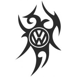 Наклейка на машину "Volkswagen (VW) Tribal v2"