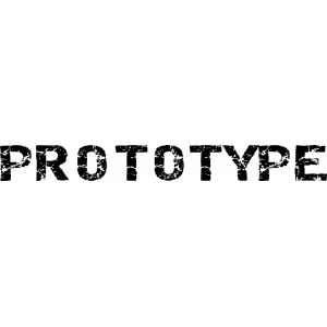Наклейка на машину "Prototype"
