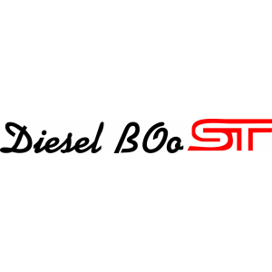 Наклейка на машину "Diesel BOoST"