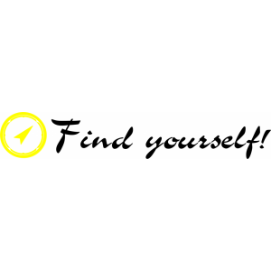 Наклейка на машину "Find Yourself. Найти себя"