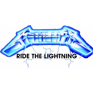 Наклейка на машину "Metallica Ride the lightning полноцветная"