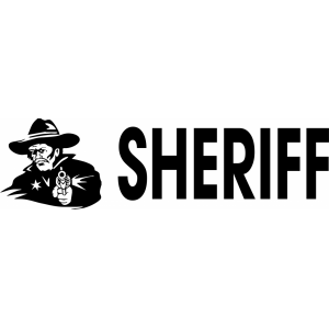 Наклейка на машину "Sheriff-Шериф версия 1"