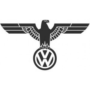 Наклейка на машину "VW Eagle"