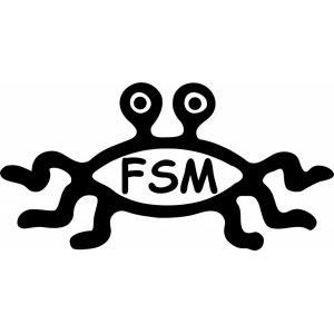 Наклейка на машину "Глазастик FSM"