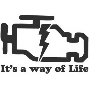 Наклейка на машину "Way of Life"